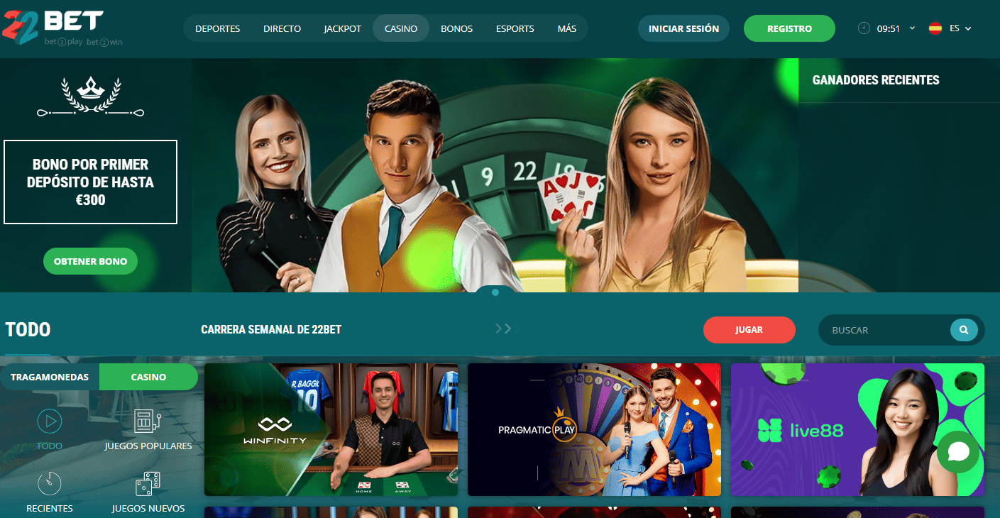 Es estable jugar en 22Bet online desde Argentina