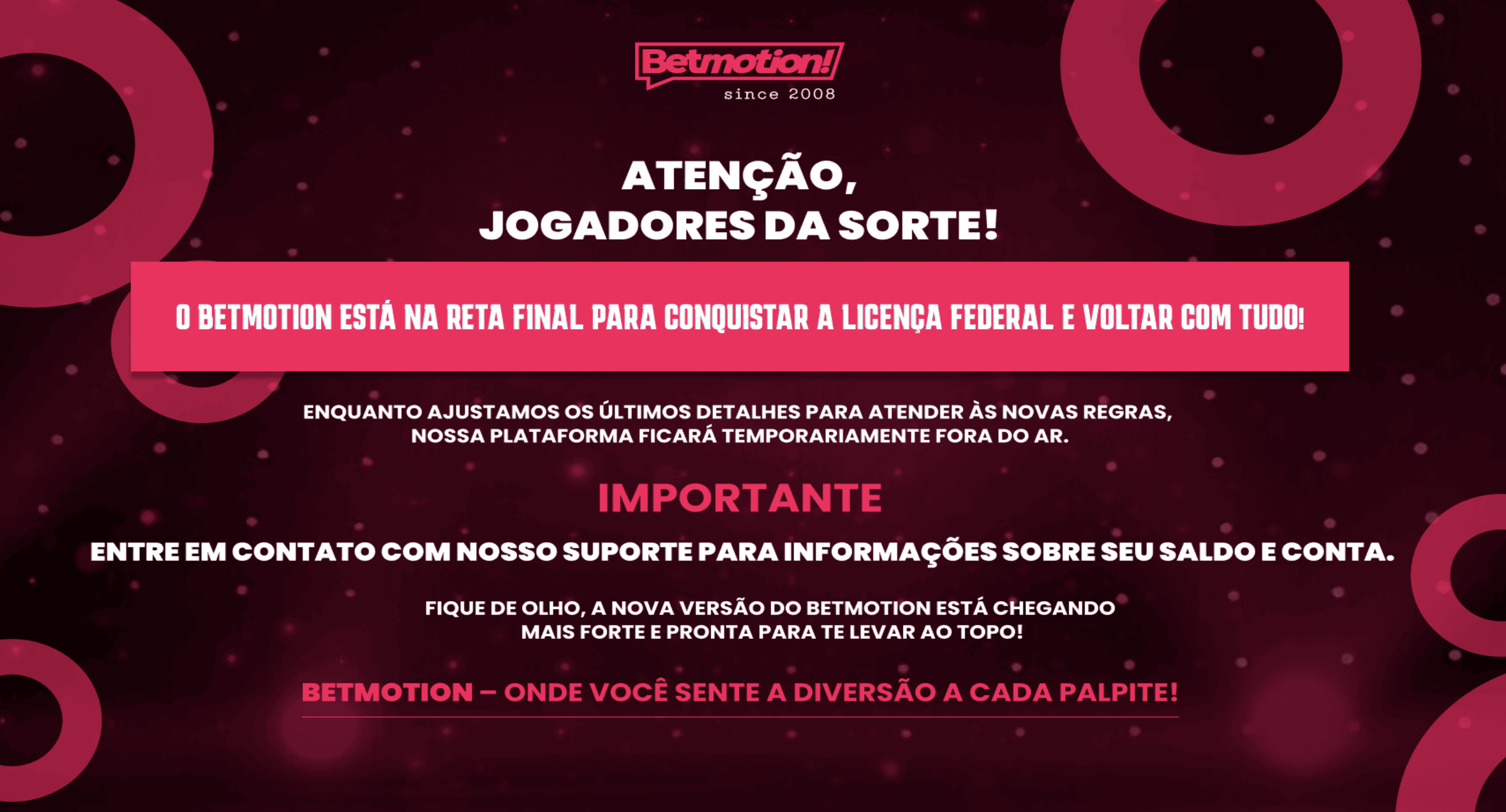 El Betmotion  no funciona con jugadores Mexico