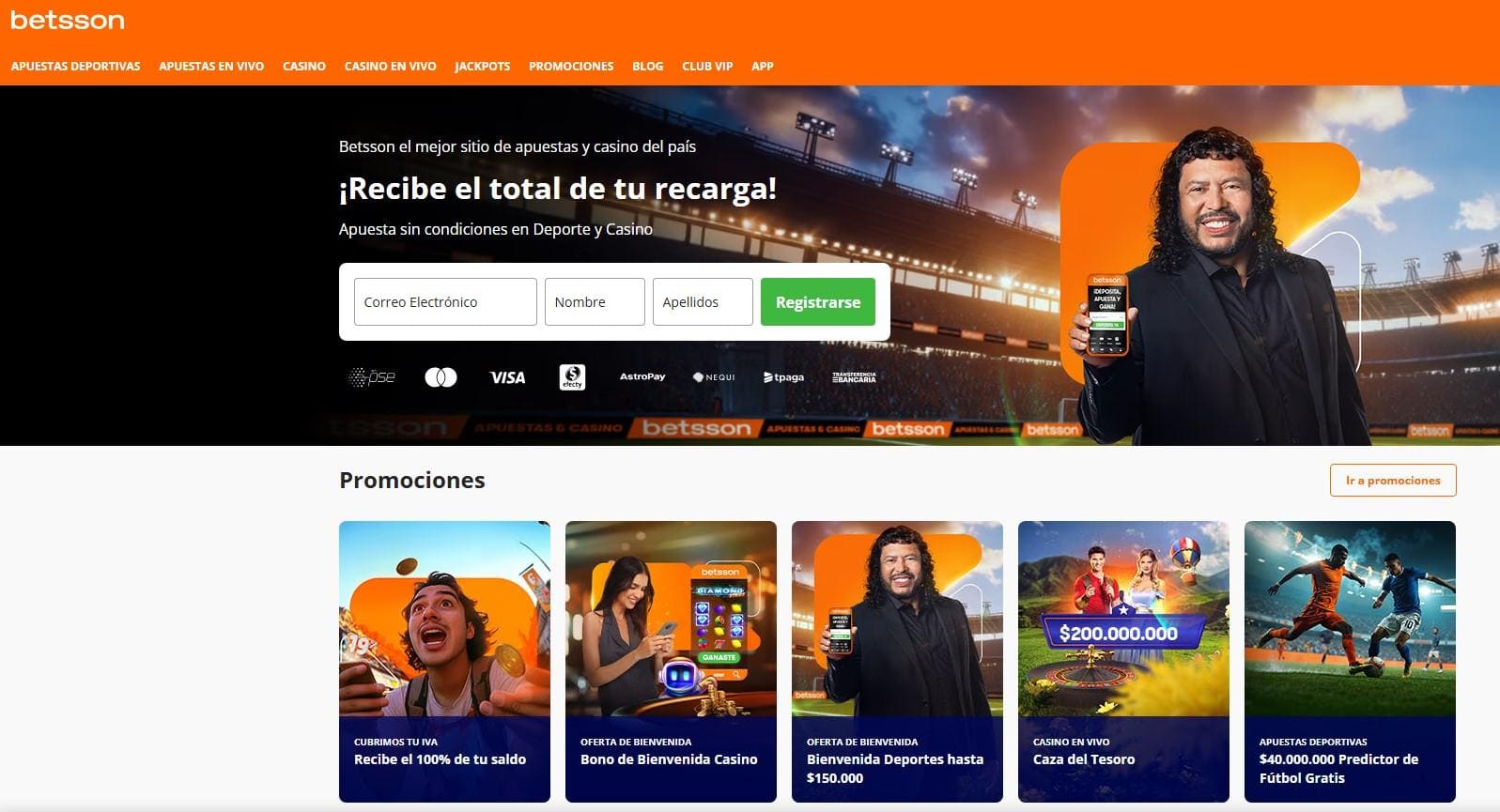  Betsson realmente seguro y legal en Colombia