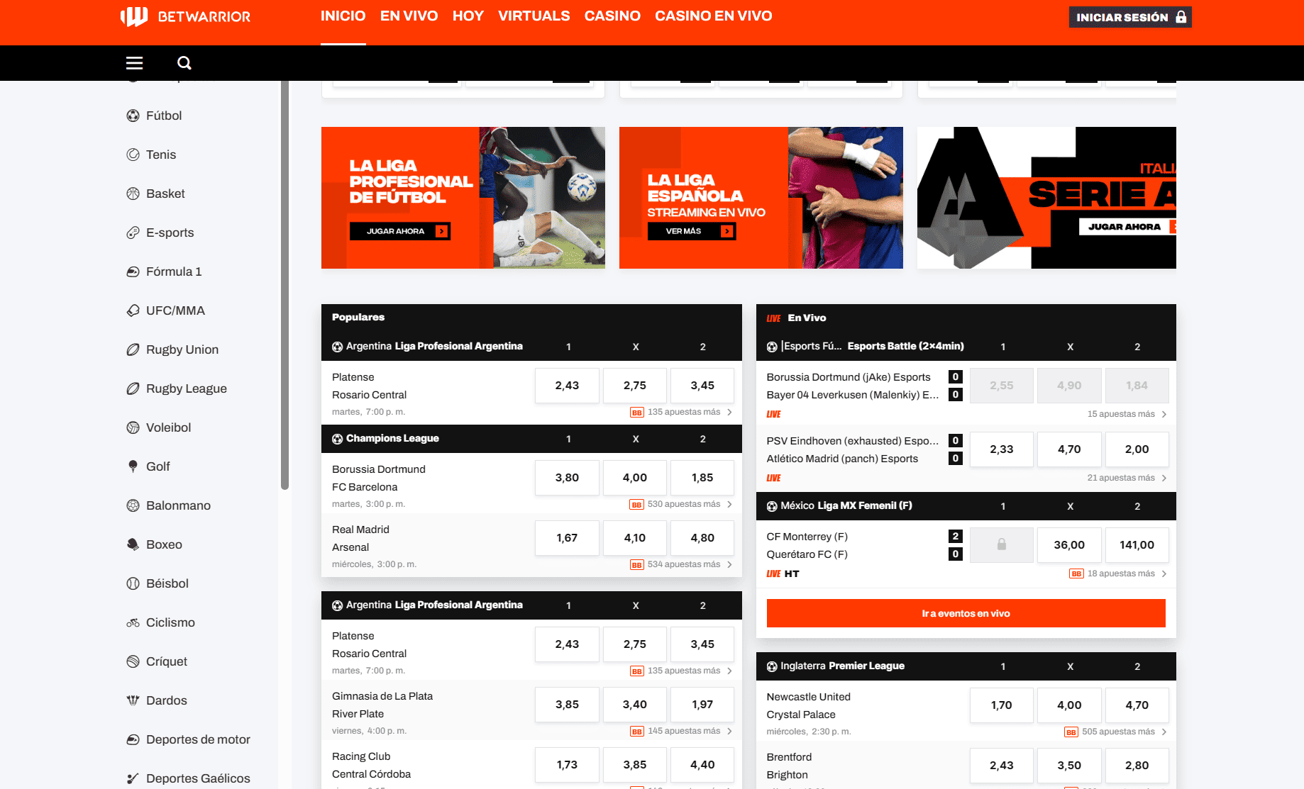 Vale la pena jugar en Betwarrior casino desde Argentina