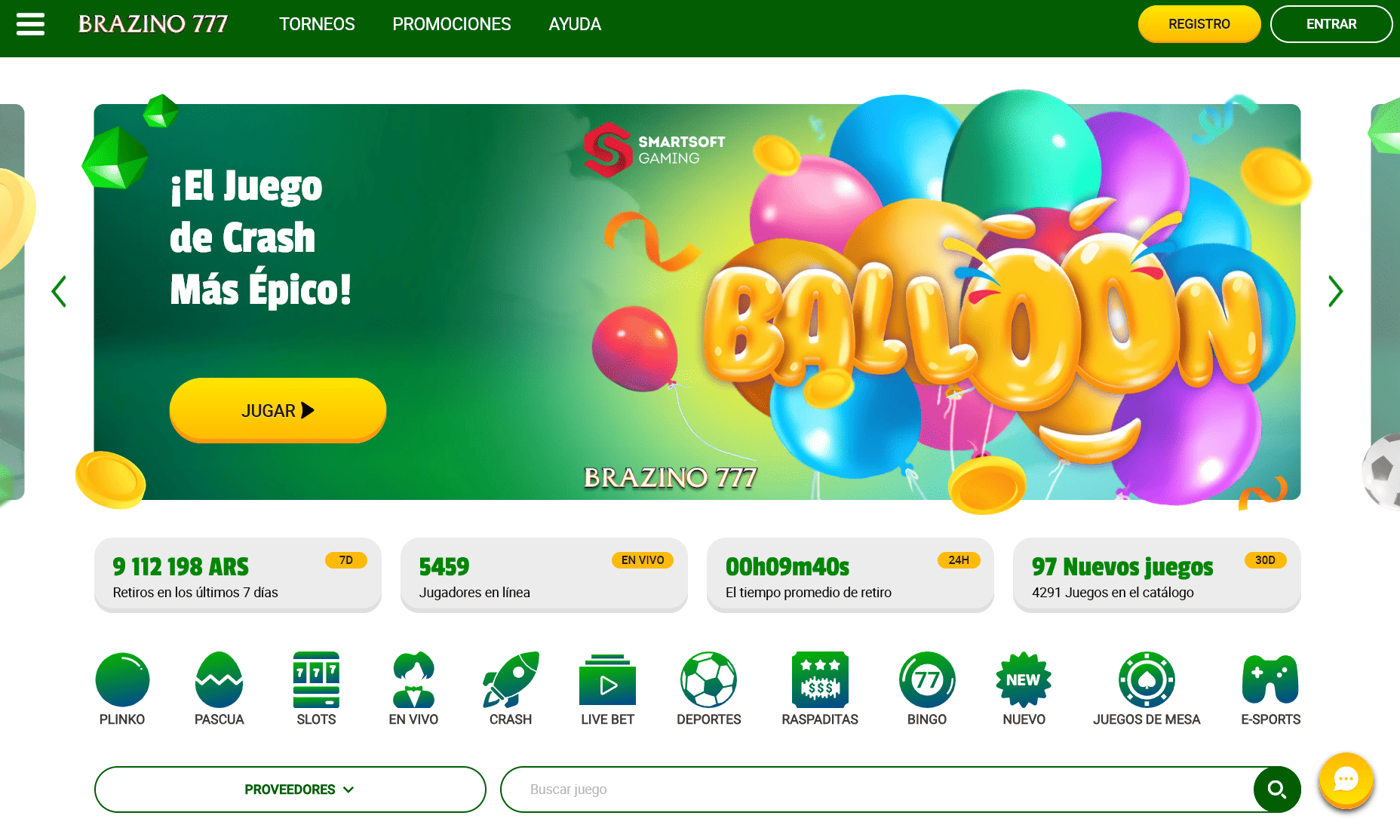 apuestas en Brazino777