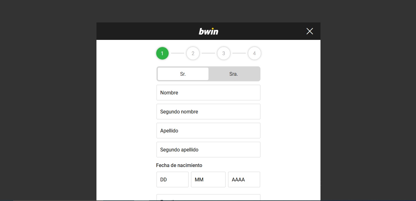 Cómo Registrarse en Bwin