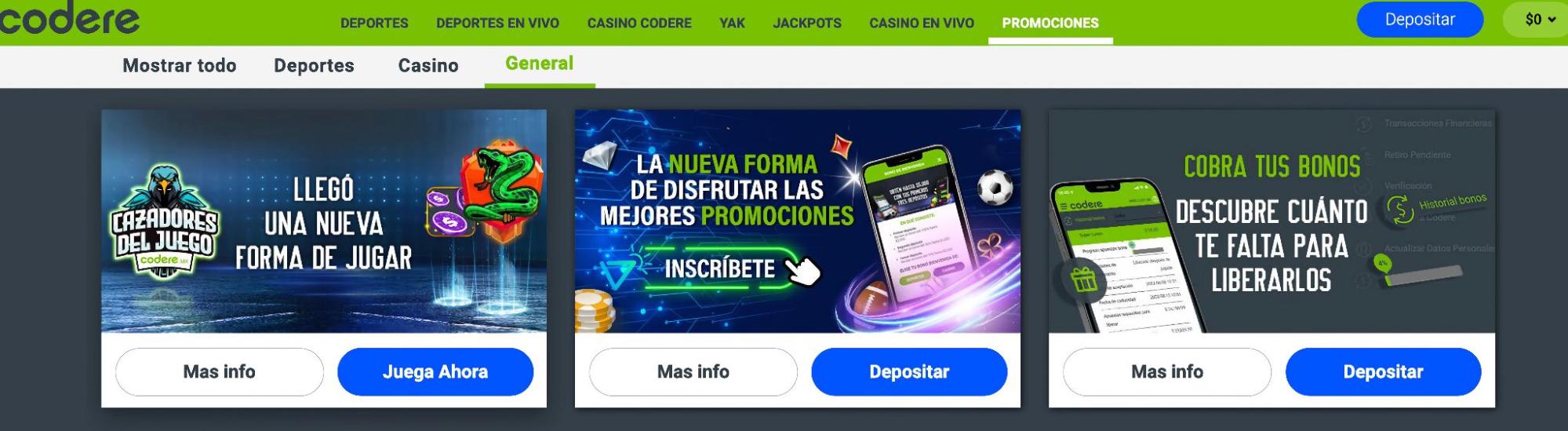 Bonos y Promociones Codere