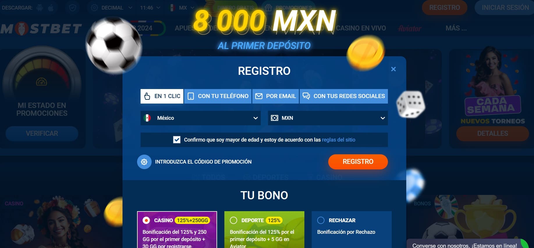 Registro y Uso de MostBet Casino