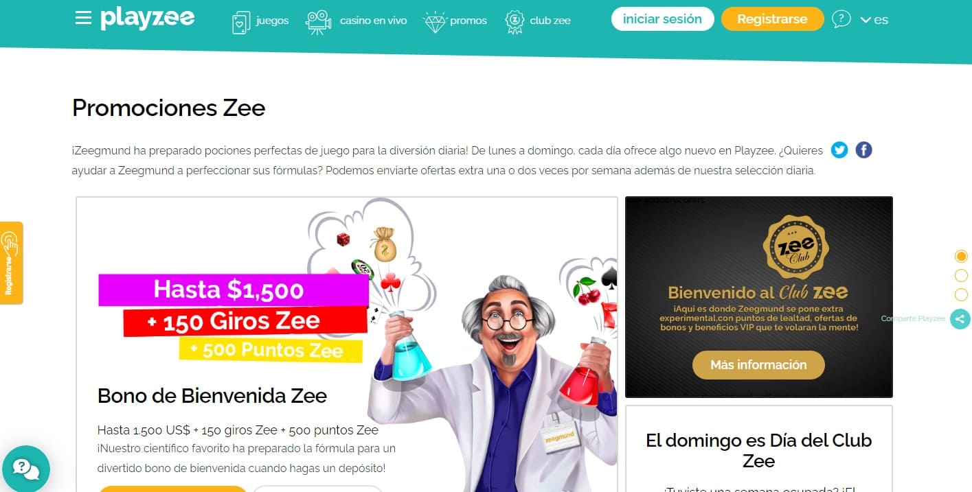 Cuáles son los bonos y promociones en Playzee