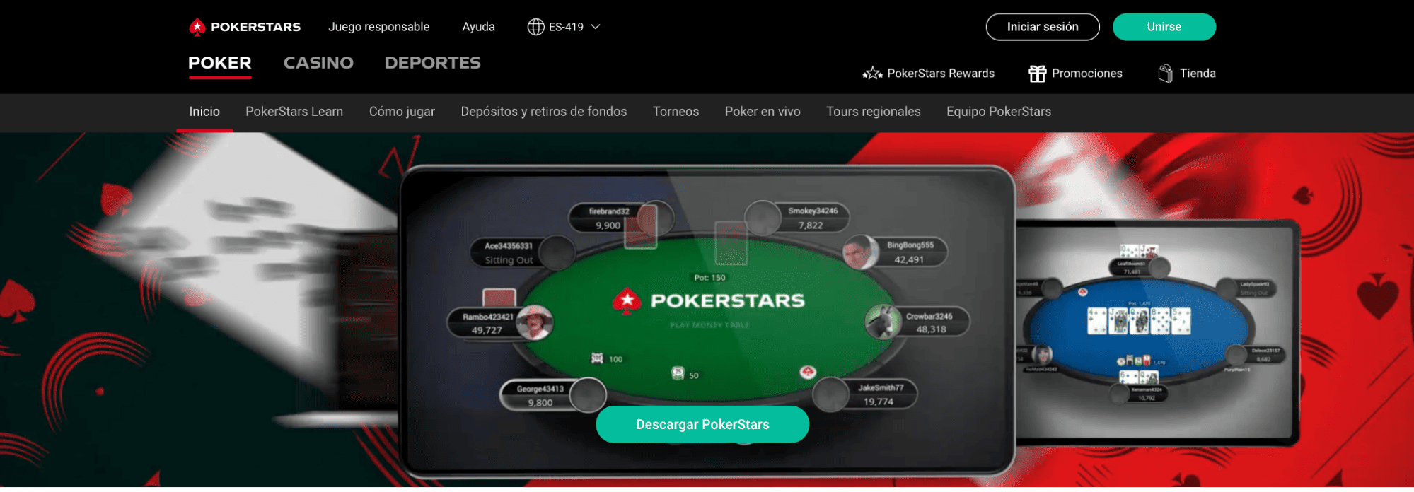 PokerStars México: reseña del casino