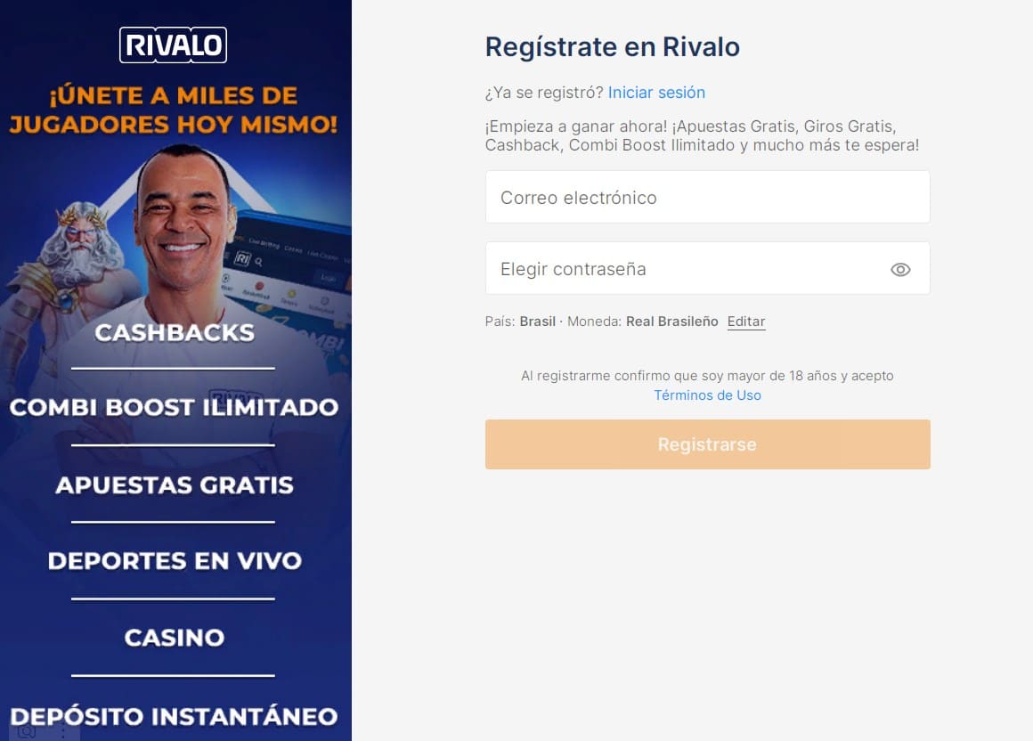 Registro y Uso de Rivalo