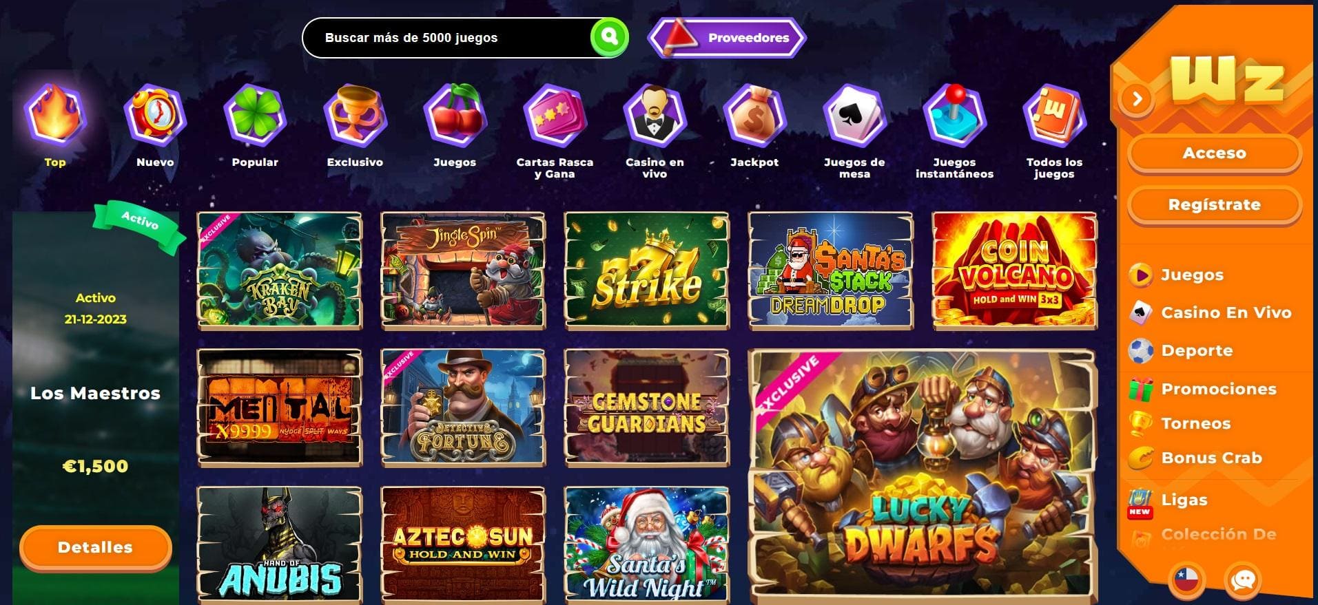 Wazamba casino Pros y Contras