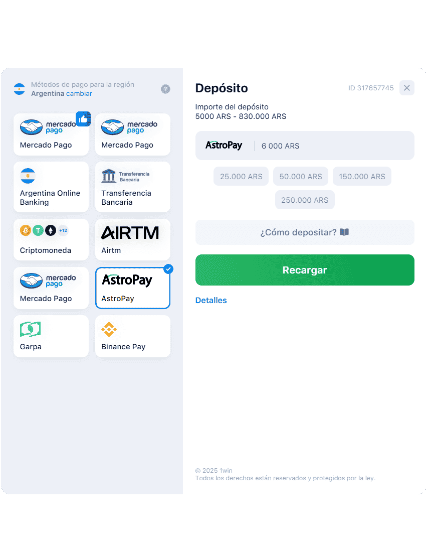 Depósito con Astropay: Guía paso a paso